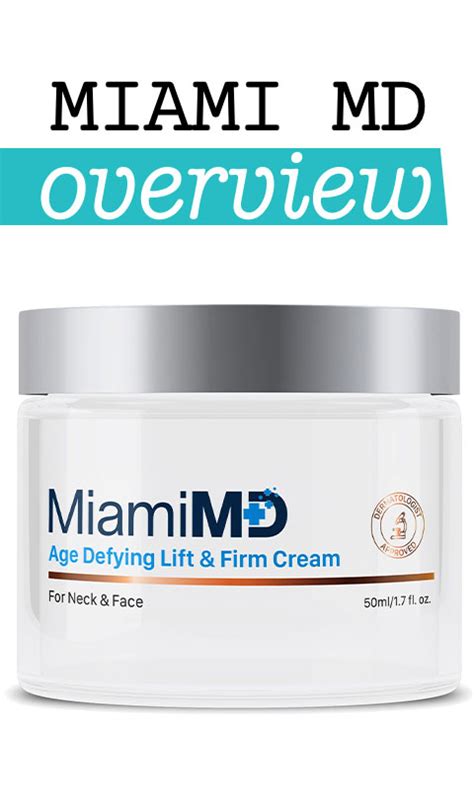 miami md age defying cream reviews|Miami MD Reviews: Is Miami MD Age